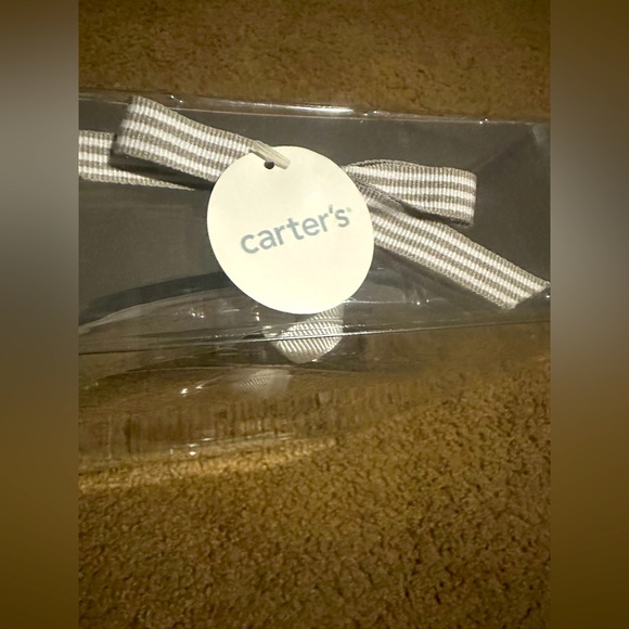 NWT Carter’s little prints ornament kit Silver 1 for 🤚 print 1 for🦶print in box - Picture 8 of 8